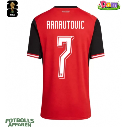 Österrike Marko Arnautovic #7 Hemmatröja Kvinnor VM 2026 Kortärmad